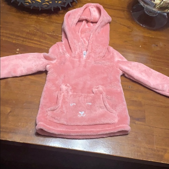 Girls pink hoodie soft - Picture 1 of 3